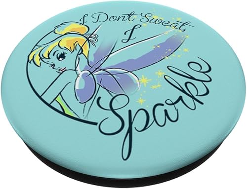 Miniatura 2 de Disney Peter Pan Tinkerbell I Don't Sweat I Sparkle PopSockets PopGrip estándar