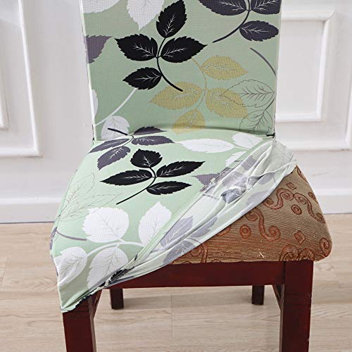 Fuloon Pack Super Fit Stretch Removable Washable Short Dining Chair  Protector Cover Seat Slipcover for Hotel,Dining Room,Ceremony,Banquet  Wedding