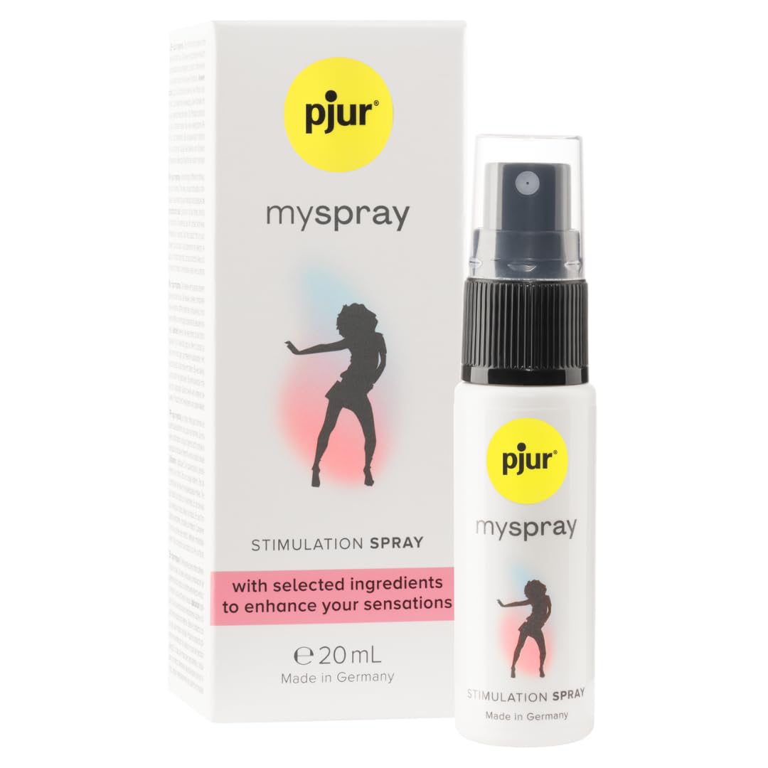 pjur myspray - Intimate Spray for Women - Active Ingredients for Increased Blood Circulation & Stimulation (20ml)