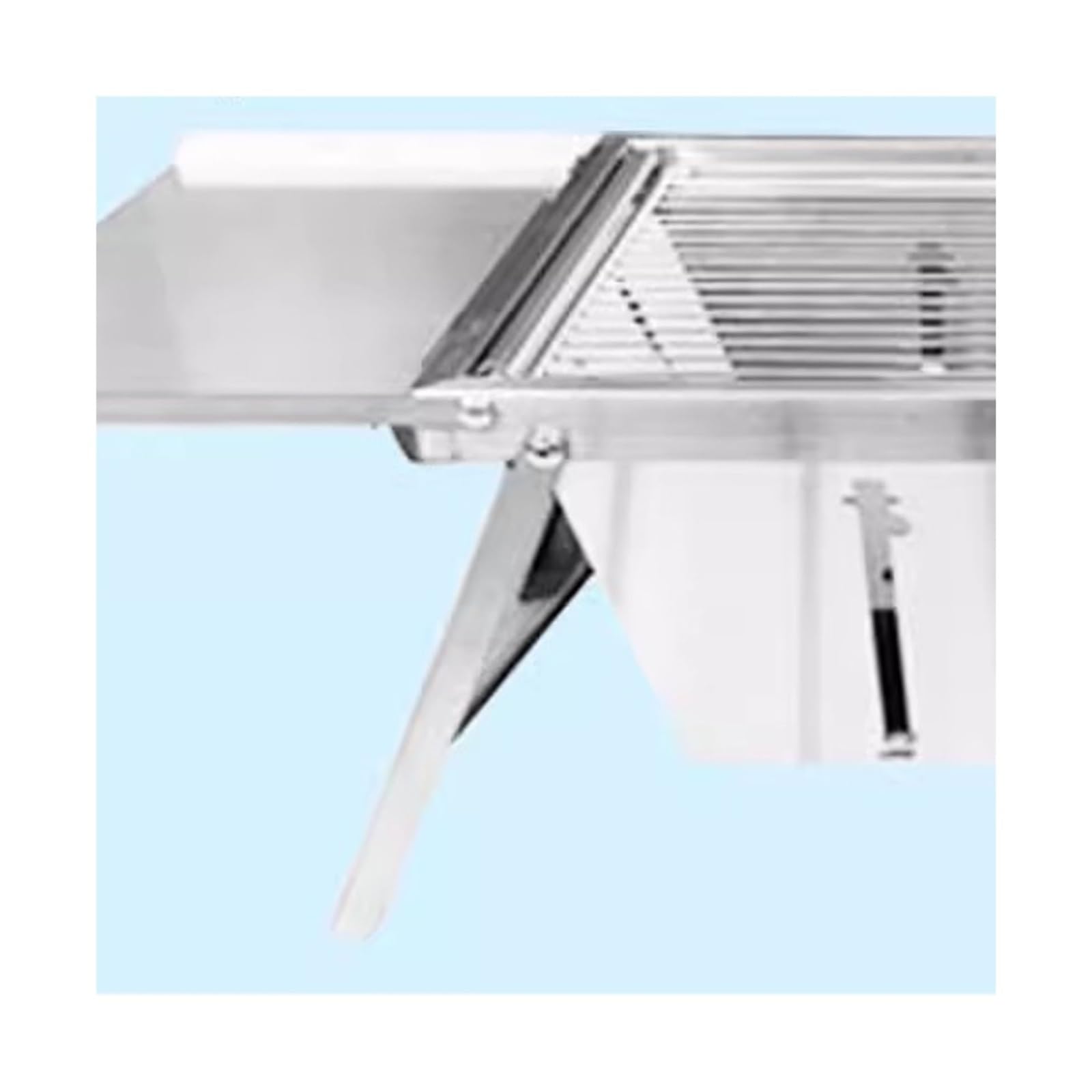Griglia da Tavolo Fornello for Barbecue Pieghevole in Acciaio Inossidabile Comodo Rack for Domestico all'aperto