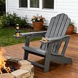PURPLE LEAF Adirondack Chair HDPE All-Weather...