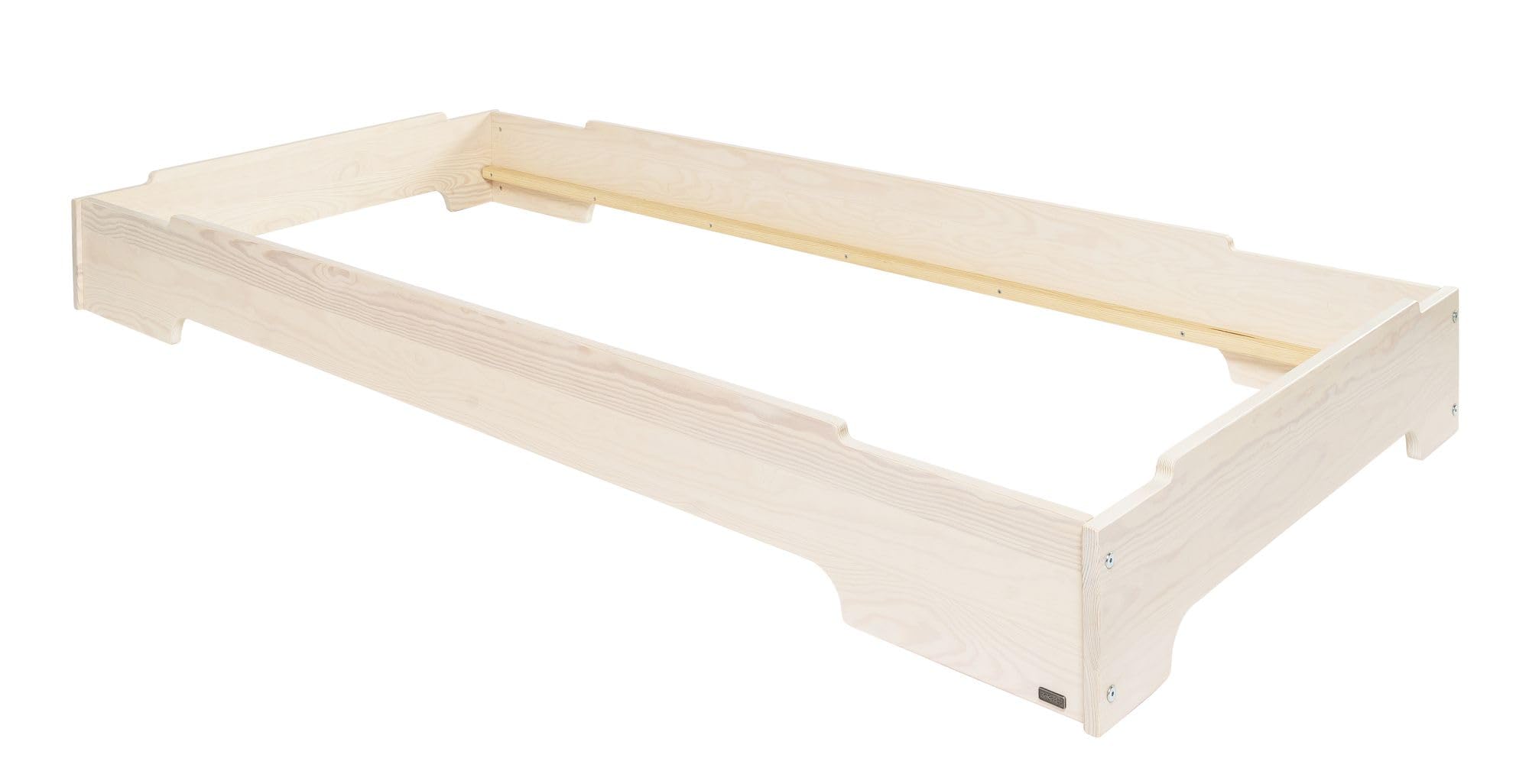 BioKinder Stapelbett Stapelliege Bodenbett Kai aus zertifiziertem Massivholz 90 x 200 cm