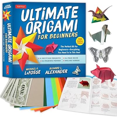 Ultimate Origami for Beginners Kit: The Perfect Introduction to Paper Folding [Boxed Kit of 62 Folding Papers, Full-Color Book & Instructional DVD]