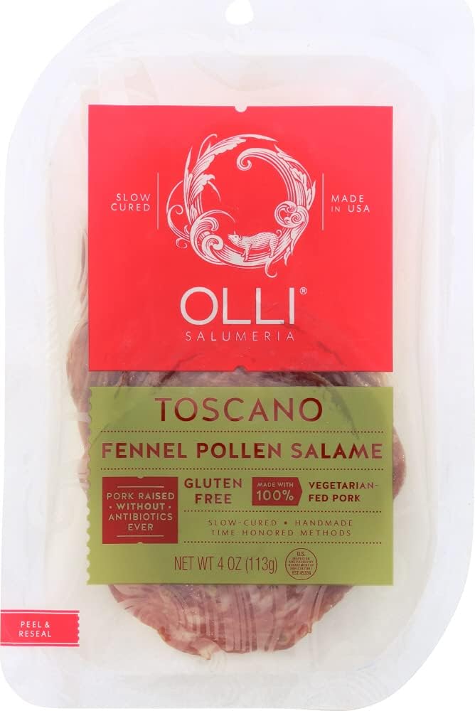 Olli Salumeria Pre-Sliced Salami Toscano, 4 oz