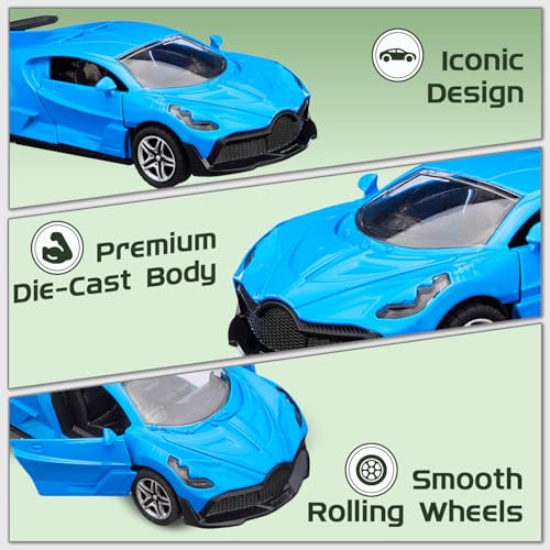 Image of Amazon Brand - Metal Die Cast 1:37 Bug | Blue | Collectible & Durable