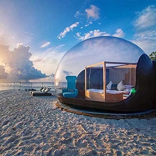 Casa burbuja inflable transparente para camping impermeable miniatura 5