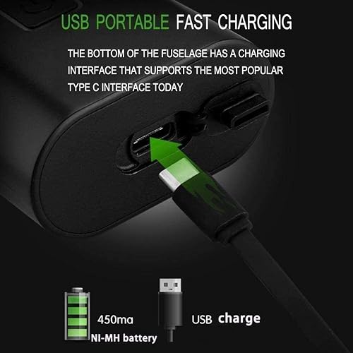 Miniatura 4 de Maquinilla de afeitar eléctrica para hombres, maquinillas de afeitar para hombres mojadas y secas, sin dolor, maquinillas de afeitar eléctricas