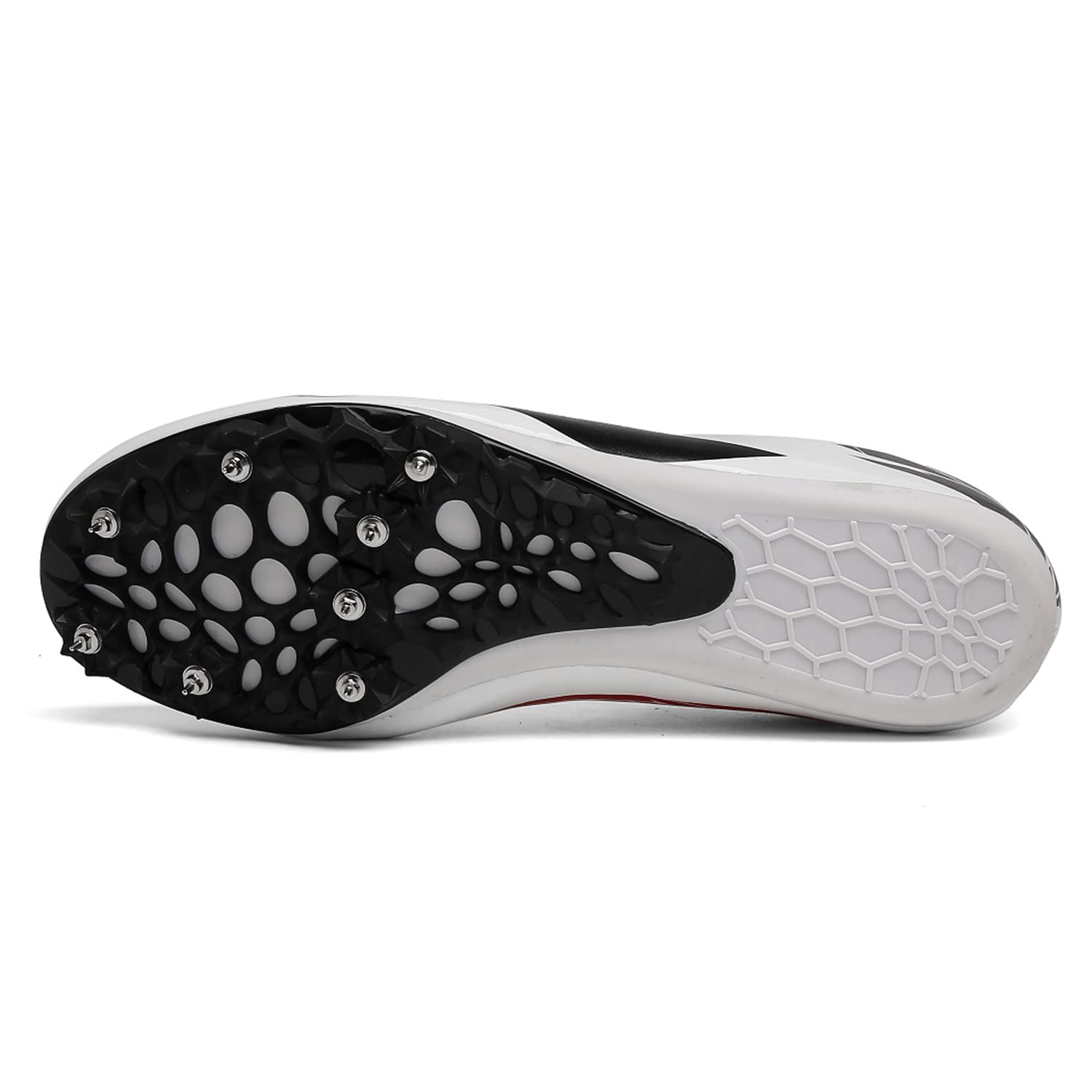 Zapatillas de Atletismo con Pinchos para Correr, Ligeras con Cordones automáticos para Hombre y Mujer