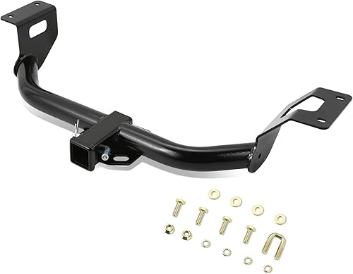 Receptor y pasador de remolque trasero de 2 pulgadas de clase 3 compatible con Honda CRV 2012-2016, recubrimiento en polvo negro
