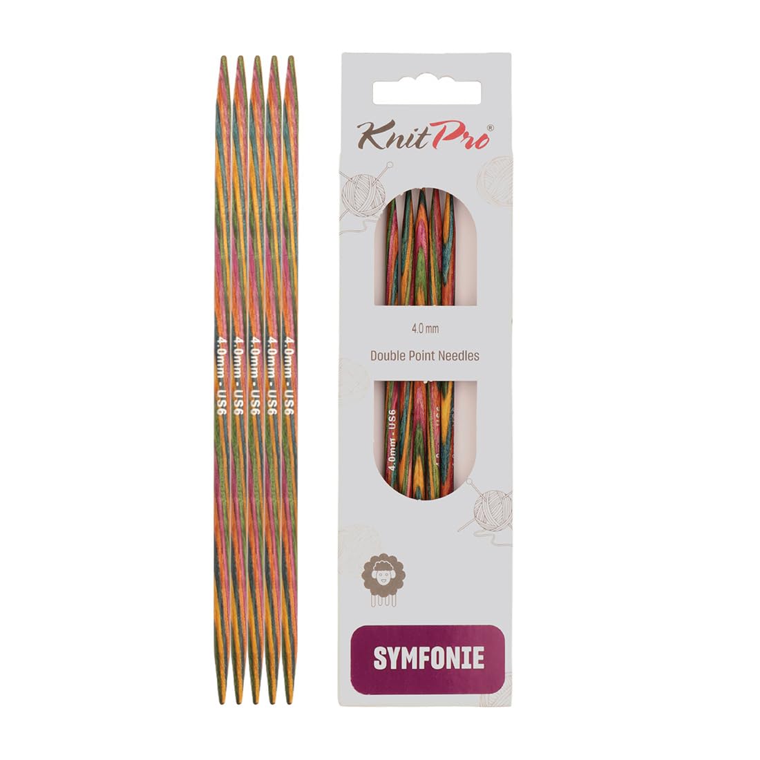 Agujas De Tejer Intercambiables Knit Pro Symfonie - Puntas De 8.5 Cm Para Tejer Mangas Y Gorros