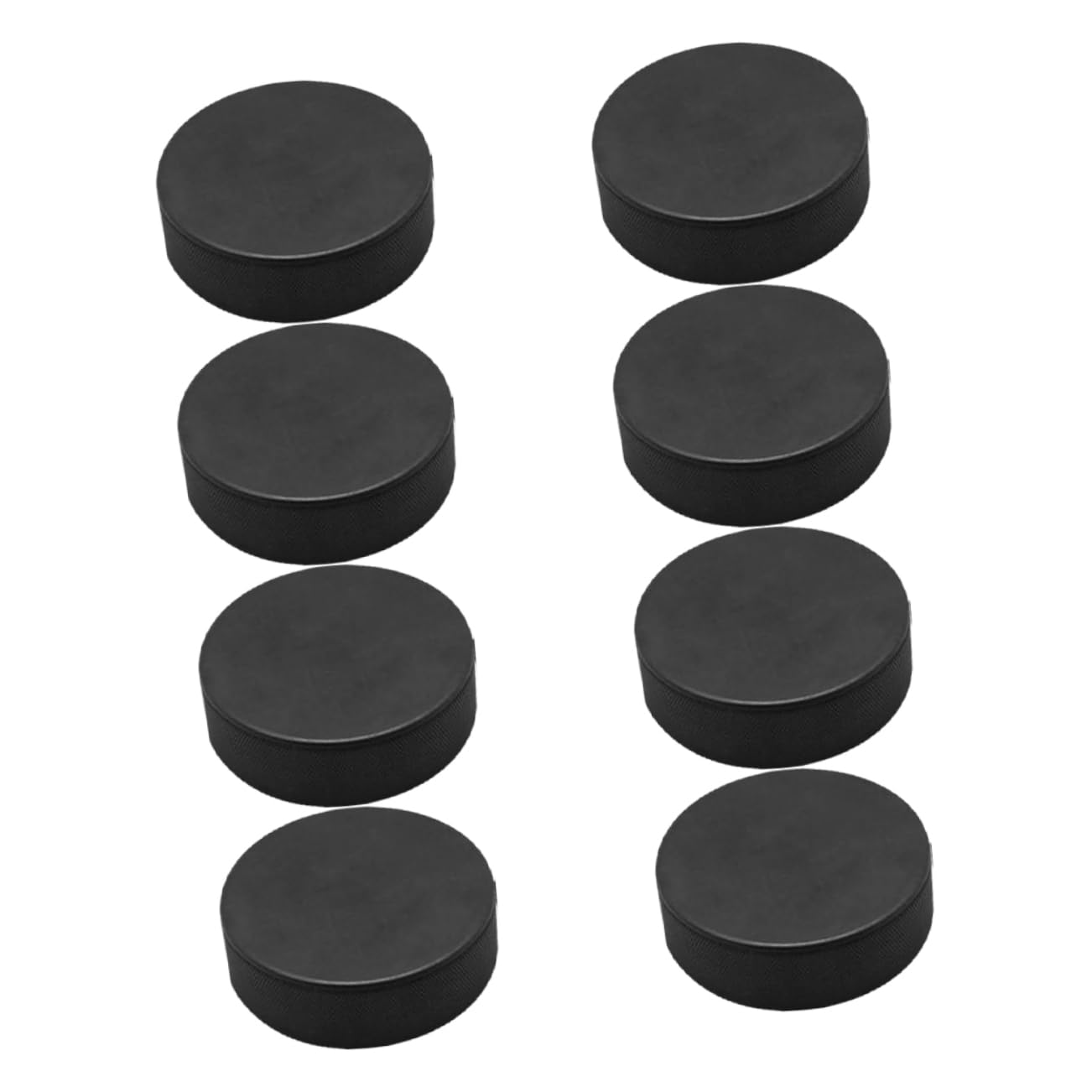 GANAZONO 8pcs Hockey Training Sports Foam Ice Puck Official Size for Practice and Matches