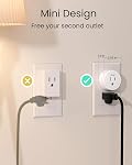 GHome Smart 5G 15A Smart Plugs, WiFi Smart Plugs Compatible with Alexa and Google Home, Smart Home WiFi Outlet with Remote Control & Timer, 5GHz and 2.4GHz Wi-Fi Compatible, ETL FCC Listed, White, 4 Pack