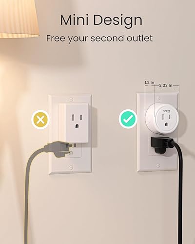 Miniatura 7 de GHome Smart Enchufe inteligente WiFi 5G 15A compatible con Alexa y Google Home, temporizador de salida, temporizador de salida WiFi para el hogar