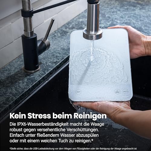 Etekcity USB Küchenwaage,10kg Küchenwaage Digital, Präzisionswaage 1g genau – Ansicht 3