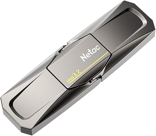 Netac Unidad de estado sólido USB externa portátil de 128 GB tipo c y USB 3.2 interfaz dual, protección de seguridad de hasta 400 MBs para