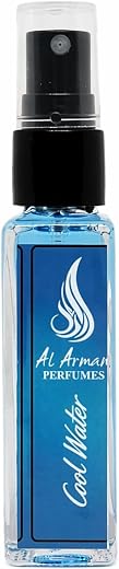 Cool Water Premium EDP Perfume for Men, 8ml | Long Lasting Fresh Aquatic &amp; Marine Fragrance | Intense Pocket Perfume Spray...