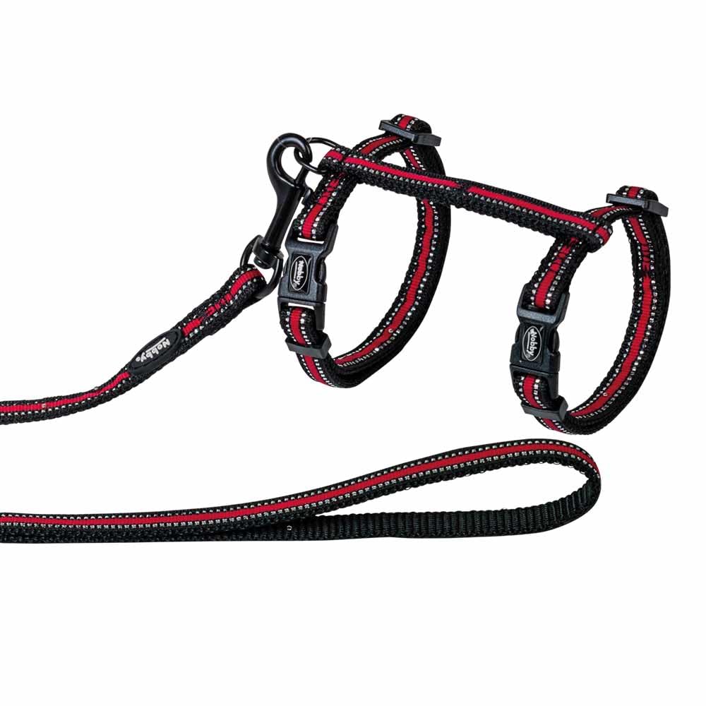 Nobby Reflect 53051-01 Cat Harness Red