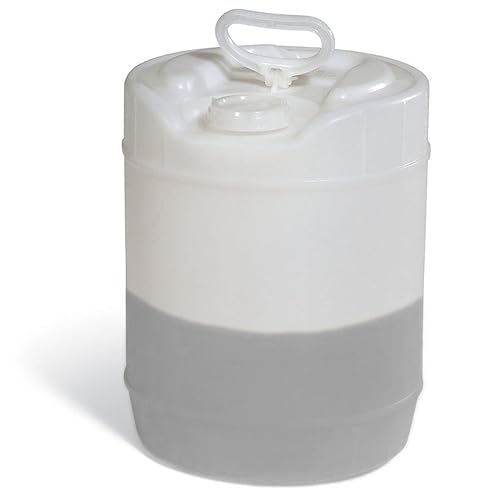 PIG Contenedor de Almacenamiento de Aceite Automotriz - Tarro de Aceite Reciclado Translúcido - Contenedor de Aceite de 5 Galones Automotriz -