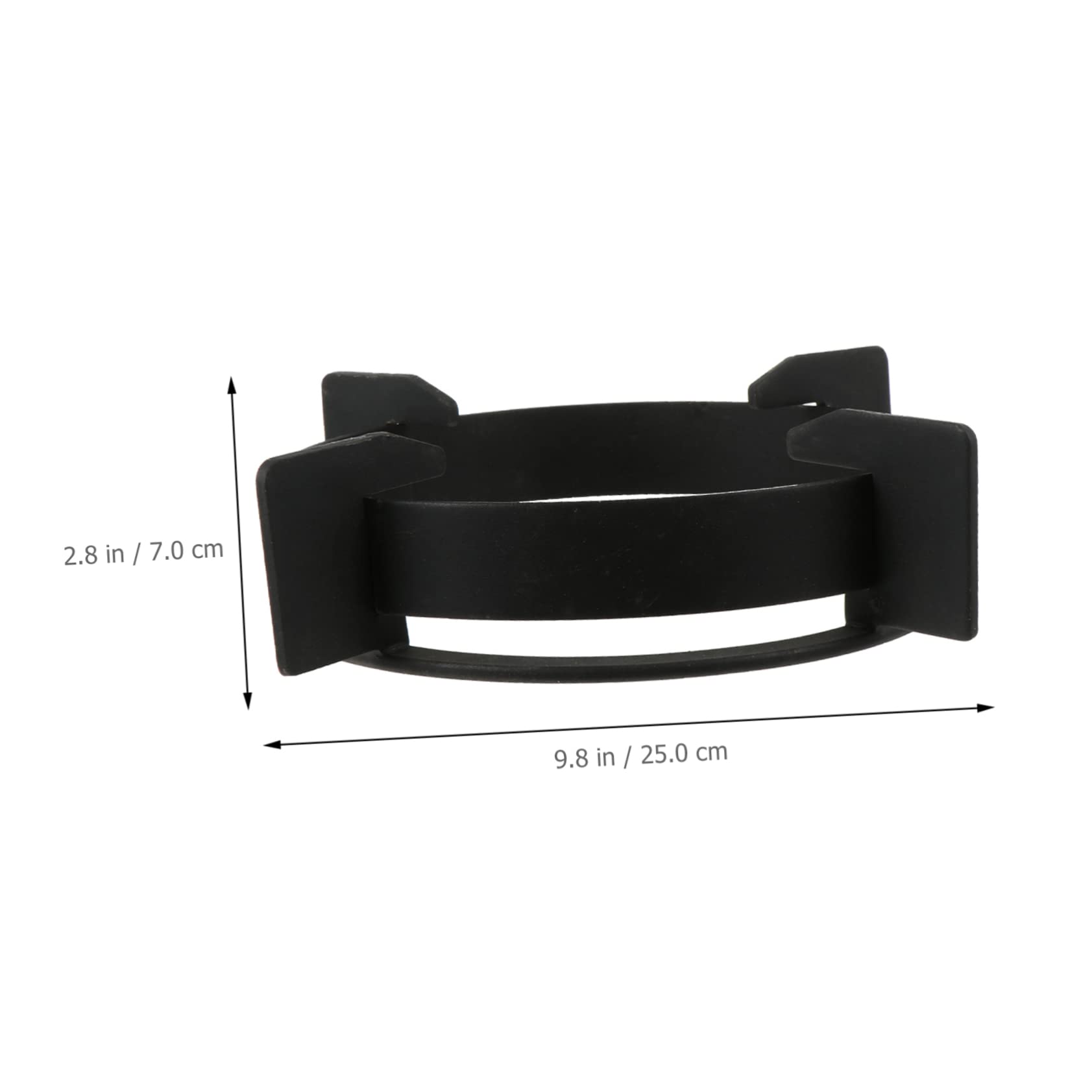 MUCKLILY Household Gas Stove Stand Cast Iron Pot Support Bracket Non Slip Rack for Cookware Cooking Stand for Flat Base Pots and Pans