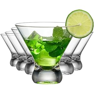 Amazing Abby Martini-Gläser ohne Stiel (6 Stück)