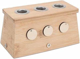 Chinese Moxibustion Box Tool Moxa Stick Roll Holder Bamboo Mugwort Box Wormwood Roll Tool