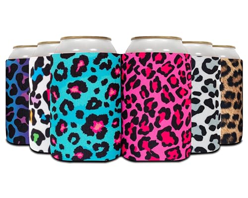 QualityPerfection Can Cooler Sleeves (6 Units) 12 oz Neoprene Blank