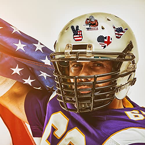 100 Pieces American Patriotic Stickers Independence Day Decals President Us Flag Sticker Waterproof Vinyl Sticker For Laptop Water Bottle Skateboard Guitar Bike Bicycle Car Independence Day Decoration #TOP4