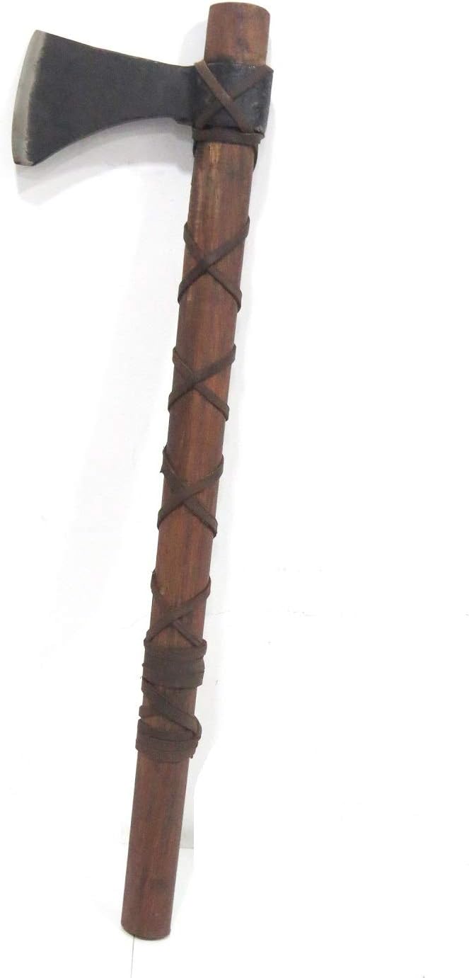 Battles Ragnar Viking Axe with Leather Wrapped Handle