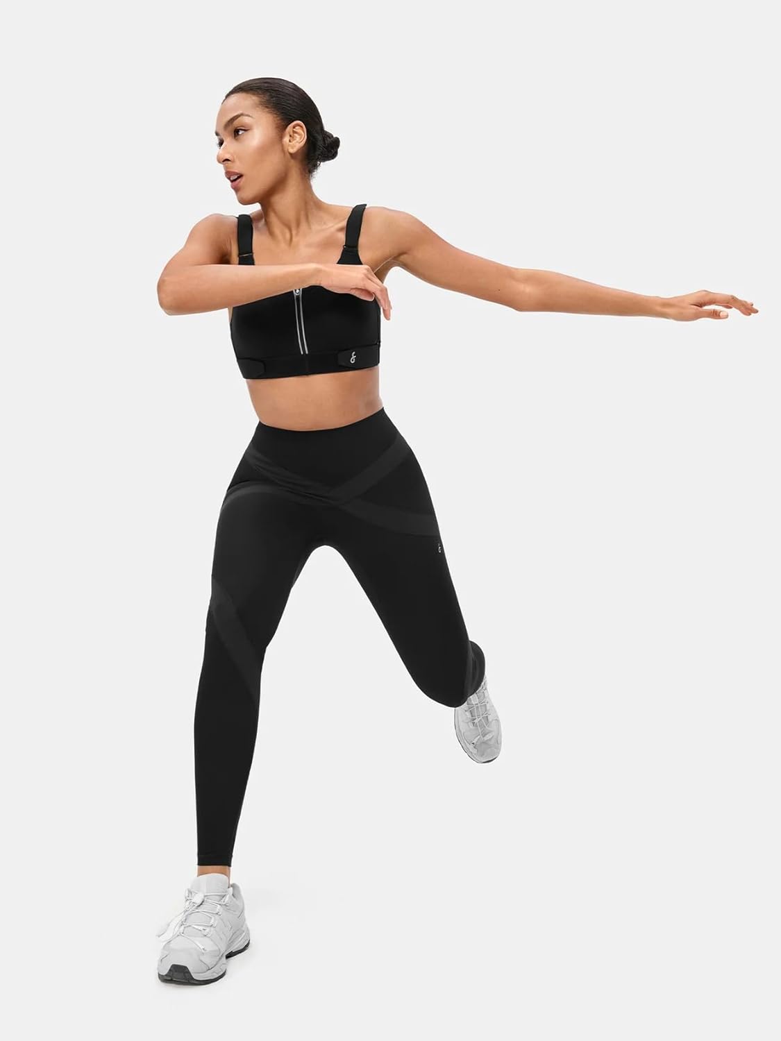 Fanka Powerband Resistance FlowX Leggings, Built-in Mesh Resistance Bands, 15 lbs Added Resistance, Core Support, High Waist - Image 6