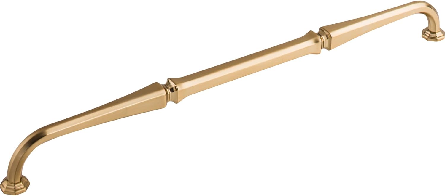 Top Knobs TK345PN Chareau Collection 12" Chalet Pull, Polished Nickel