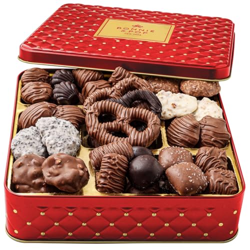 Christmas Chocolate Gift Basket – Gourmet Holiday Snack Gift Box Idea in Keepsake Tin...