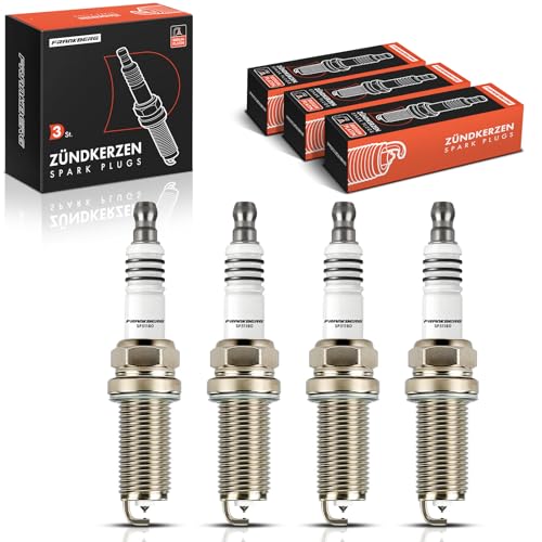 Frankberg 4x Spark Plugs Spark Plugs Compatible with Micra III K12 1.6L 2007-2010 Clio III BR0/1 CR0/1 2.0L 2006-2014 Note E11 NE11 1.6L 2006-2012 Replace# PLZKAR6A-11