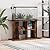 vidaXL Smoked Oak Engineered Wood Aquarium Stand - Sturdy Fish Tank Display & Storage Base