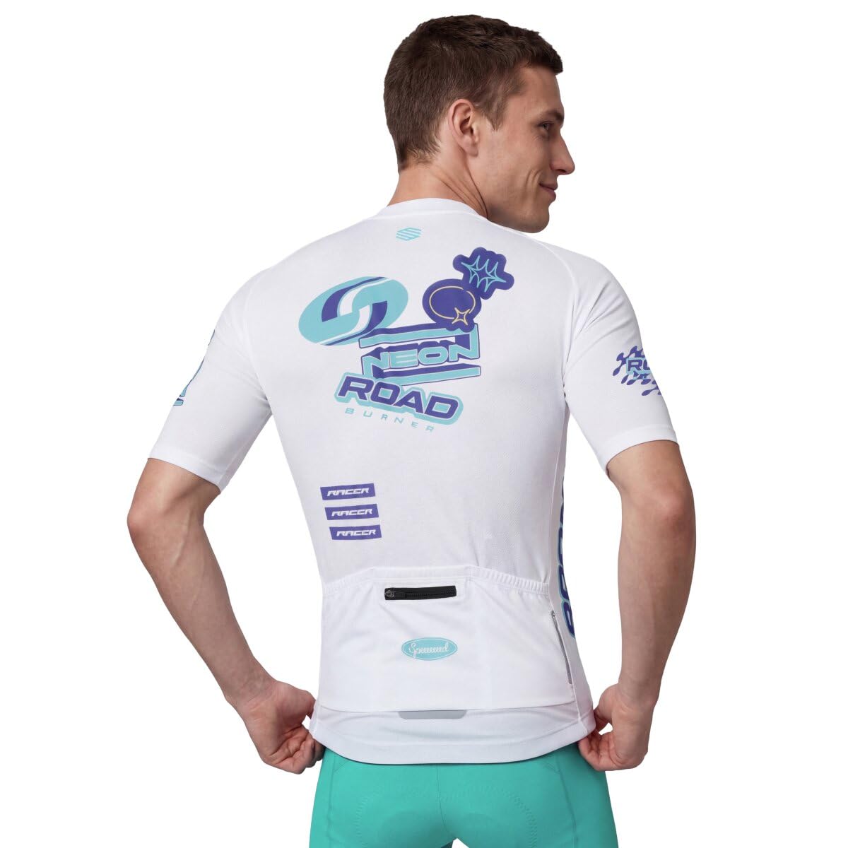 SIROKO Maillot Ciclismo Mesh Manga Corta M8 NRC White Blanco
