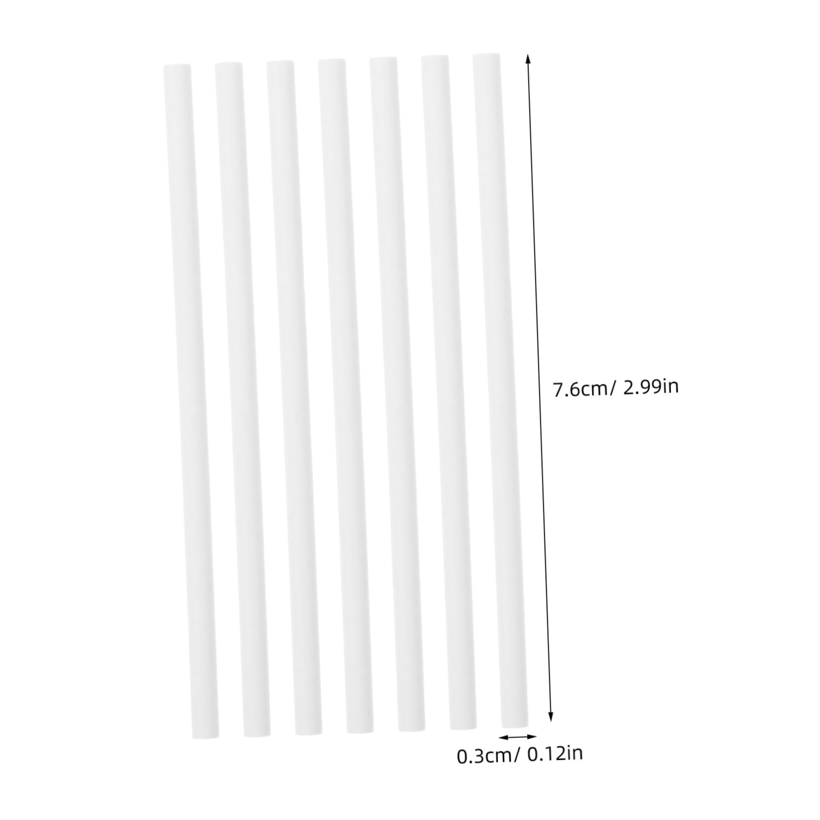 OFFSCH 100pcs Paper Lollipop Sticks for Cake Pops DIY Candy Making Multi Functional Candy Paper Sticks and Smooth Surface for Parties and Desserts