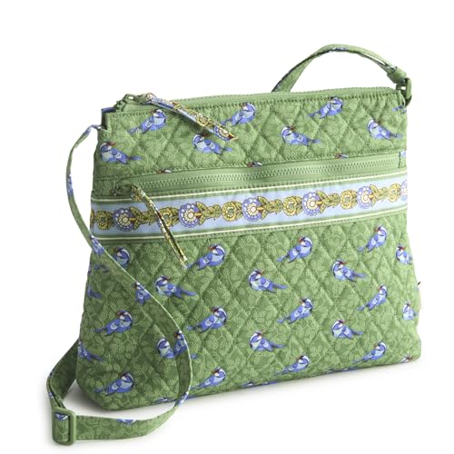 Image of Vera Bradley Women's Premium Cotton Original Zip Hipster Crossbody Bag