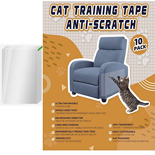 Anti-Scratching-Tapes-10pcs-Furniture-Protectors-For-Cats-01mm-Cat-Couch-Protector-Clear-Double-Sided-Cat-Scratch-Deterrent-Tape-for-Furniture-Couch-Sofa-Chair-and-Leather-Cat-Training-Tape