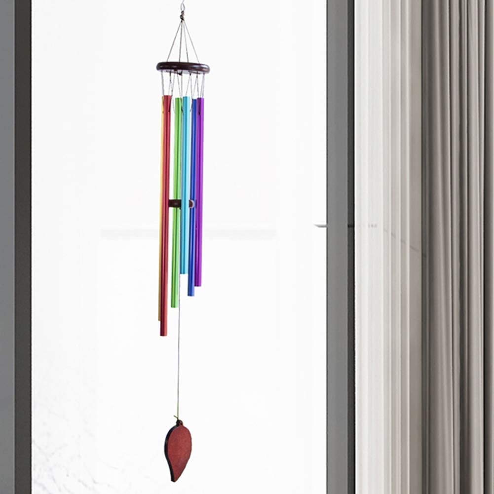 BATLAM Windspiele Licht Outdoor,Windspiele mit Bunten,Garten,Hof,Wohnkultur,29,5 Zoll/75 cm