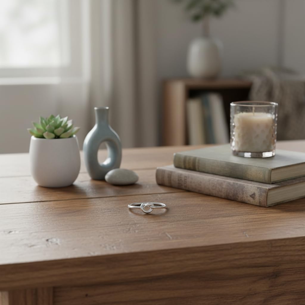 Sterling Silver Knot Ring for Women, Girls - Image 8