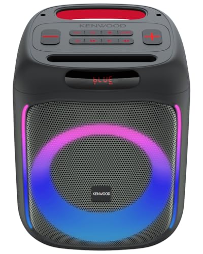 Altoparlanti e impianti Hi Fi in offerta Kenwood AS-P200BT Party Speaker Portatile 50W RMS con Woofer 165mm, 2 Tweeter, DSP, Bluetooth, USB, microSD, AUX-IN, ingresso microfono, luci LED multicolore, batteria fino a 10h, modalità TWS Stereo
