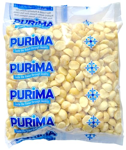 Macadamia Nuts 1kg Broken Macadamias Halves & Pieces Nut Small Large Piece Whole Fresh Natural Raw Bulk Crushed for Snacking Baking Cooking No Irradiation Unsalted (Packaging May Vary) PURIMA