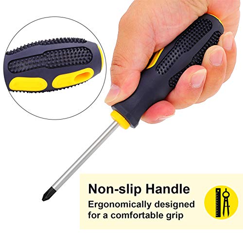 image for Spurtar Magnetic Screwdriver Set 10 PCS Professional Cushion Grip Scre