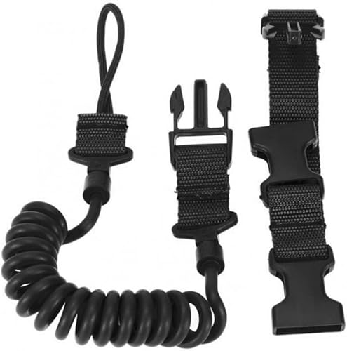 Cordón táctico ajustable para pistola de Airsoft, de liberación rápida, seguro, llavero, mochila táctica, accesorios, correa de muñeca de seguridad