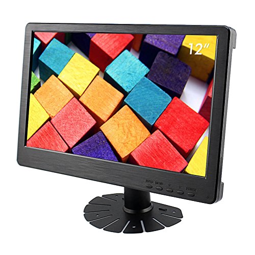 Elecrow 12-Inch 1920X1080 HDMI DVI-D VGA PS3 PS4 WiiU Xbox360 1080P Display Monitor for Raspberry Pi 2B B+ Raspberry Pi 3B Windows 7 8 10