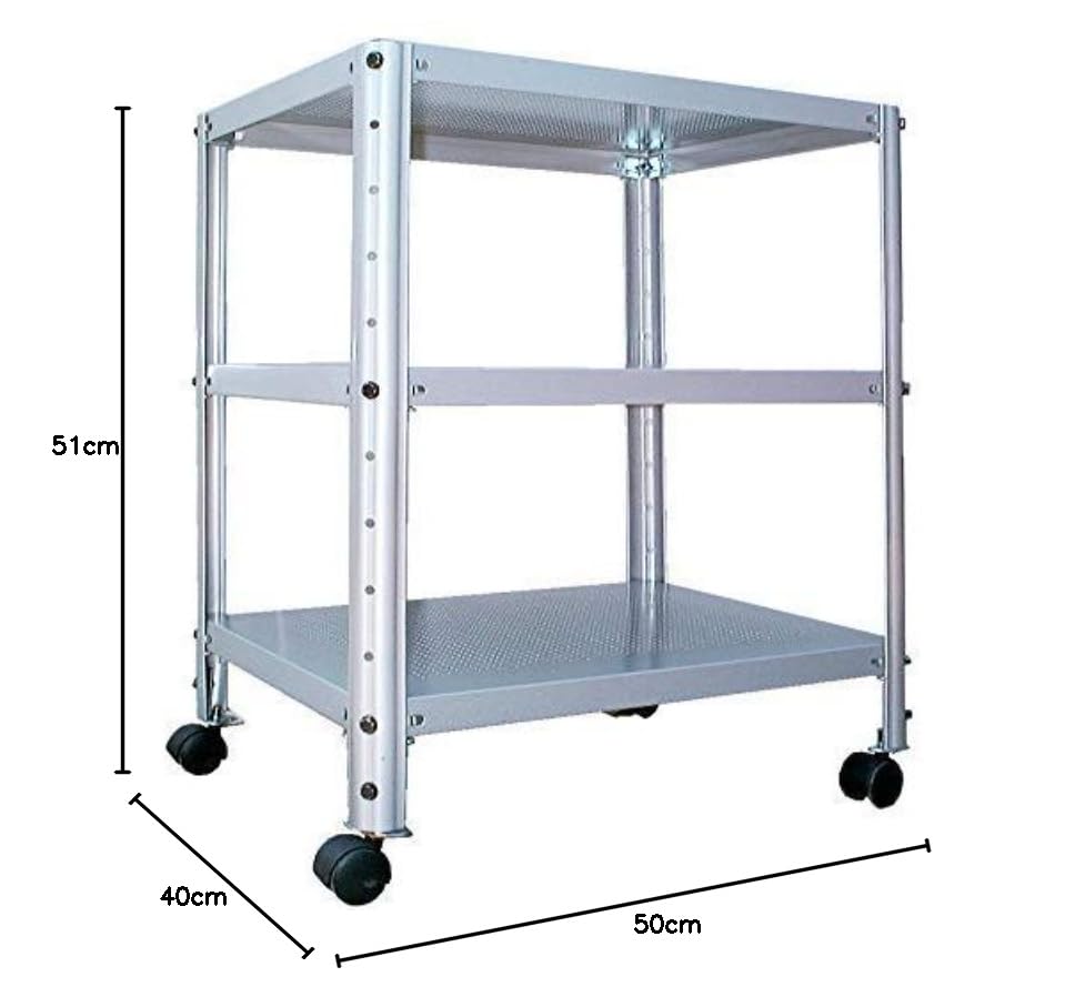 Amazon｜Rack Factory スチールラック 50×40cm 高さ66cm 3段