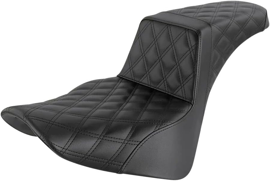 Saddlemen SADDLEMEN 0802-1404 818-33-175 Step Up Seat — Lattice Stitched, Black