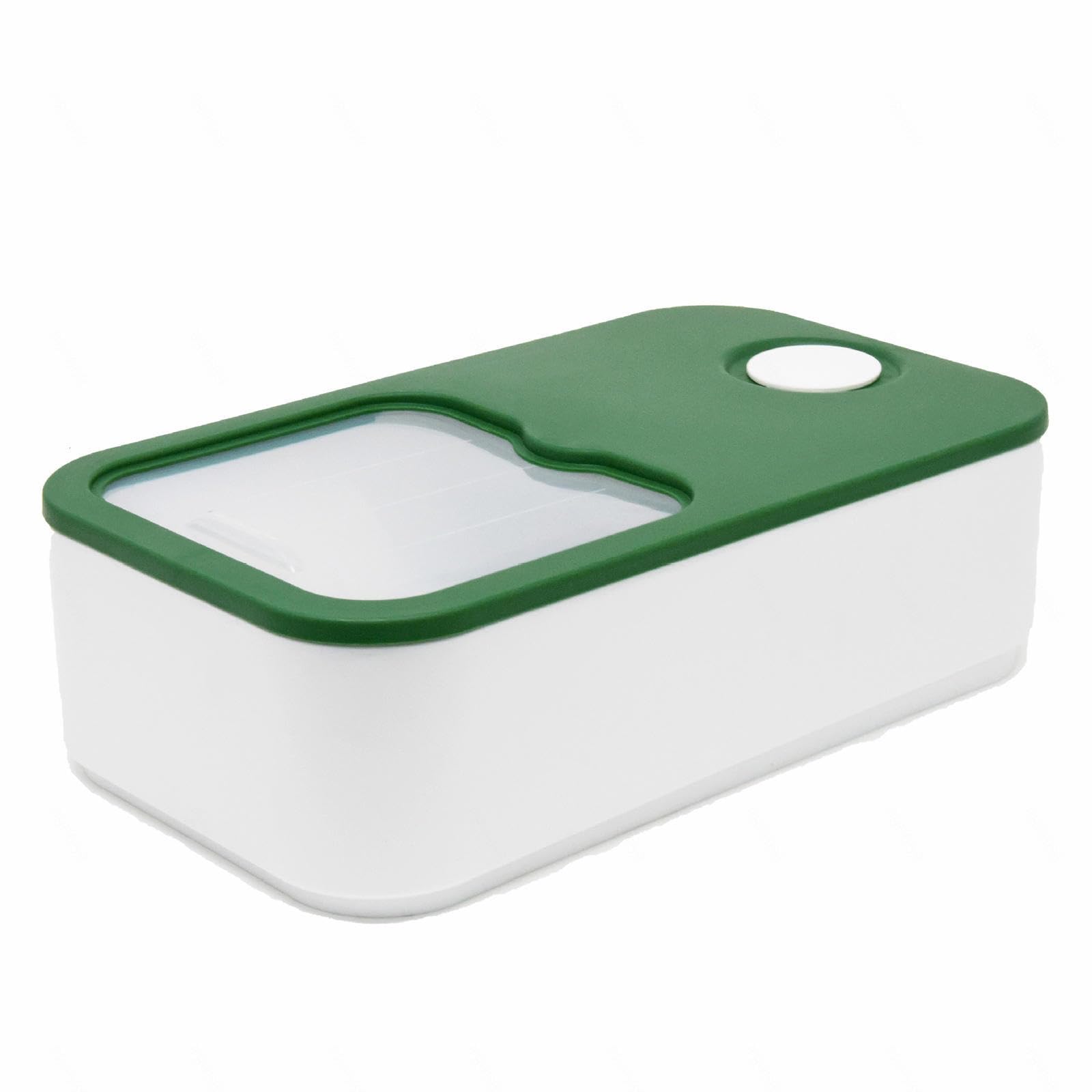 NIBHZ Contenedores de Alimentos Extragrandes, Contenedores de Almacenamiento con Tapas y Cuchara, Contenedores de Cocina Herméticos para Almacenar Alimentos Secos, Contenedor,Green-5KG
