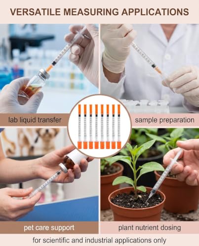 Miniatura 4 de Qeqshqo 10 Jeringas De Insulina Con Aguja De 1 Ml, Envasadas Individualmente, Escala De Dosificación Precisa Y Aguja Ultrafina Para Una Inyección Cómoda