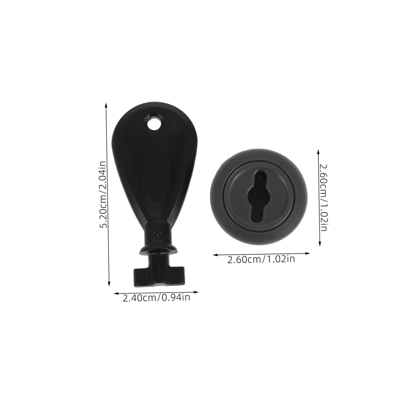 LALAFINA Enhanced Privacy Key-Operated Lock Set Fit Commercial Paper Roll Towel Dispensers