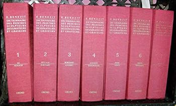 Hardcover Benezit-Dictionnaire Des Peintres, Sculpteurs, Dessinateurs Et Graveurs (14 Volumes, Cloth Cover, Hardbound) [French] Book